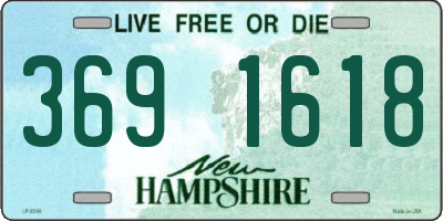 NH license plate 3691618