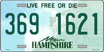 NH license plate 3691621
