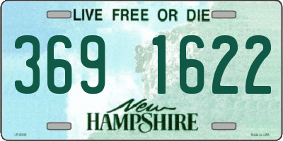 NH license plate 3691622