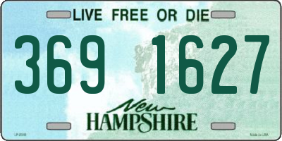NH license plate 3691627