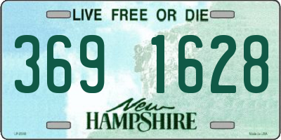 NH license plate 3691628