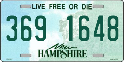 NH license plate 3691648