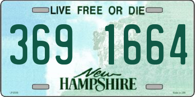 NH license plate 3691664