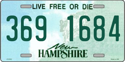 NH license plate 3691684