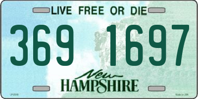 NH license plate 3691697