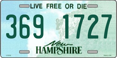 NH license plate 3691727