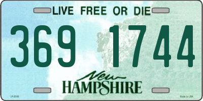 NH license plate 3691744