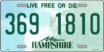 NH license plate 3691810