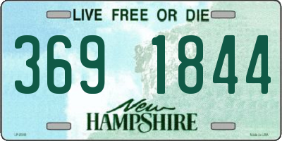 NH license plate 3691844