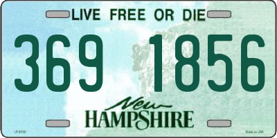 NH license plate 3691856
