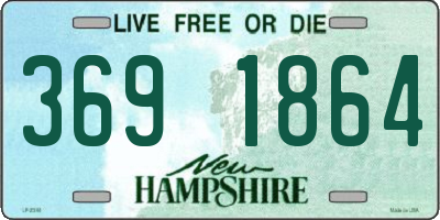 NH license plate 3691864