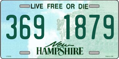 NH license plate 3691879