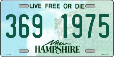 NH license plate 3691975