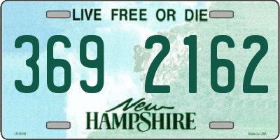 NH license plate 3692162