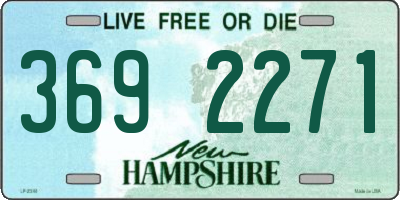 NH license plate 3692271