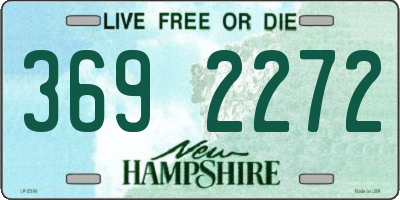 NH license plate 3692272