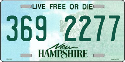NH license plate 3692277