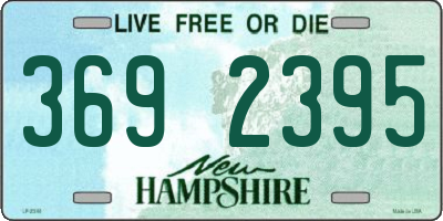 NH license plate 3692395