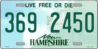 NH license plate 3692450