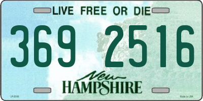 NH license plate 3692516