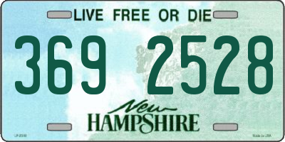 NH license plate 3692528