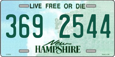 NH license plate 3692544