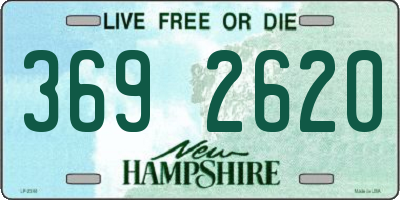 NH license plate 3692620