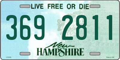 NH license plate 3692811