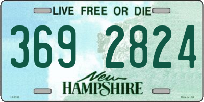 NH license plate 3692824