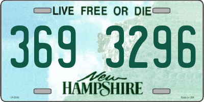NH license plate 3693296