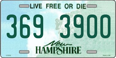 NH license plate 3693900