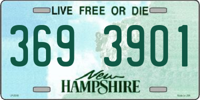 NH license plate 3693901
