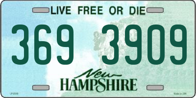 NH license plate 3693909