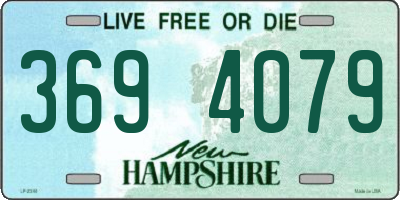 NH license plate 3694079