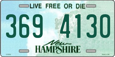 NH license plate 3694130
