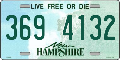 NH license plate 3694132