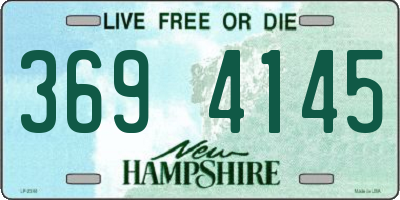 NH license plate 3694145