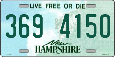 NH license plate 3694150