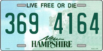 NH license plate 3694164