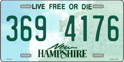 NH license plate 3694176
