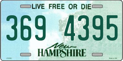 NH license plate 3694395