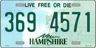 NH license plate 3694571
