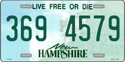 NH license plate 3694579
