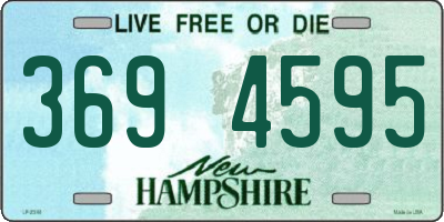 NH license plate 3694595