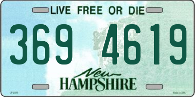 NH license plate 3694619
