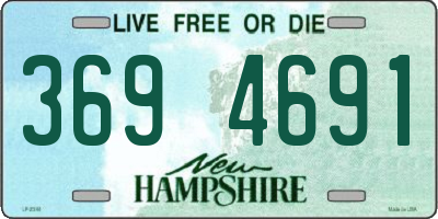 NH license plate 3694691