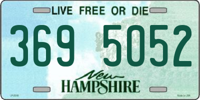 NH license plate 3695052