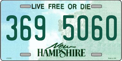 NH license plate 3695060