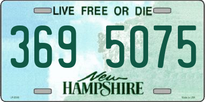 NH license plate 3695075