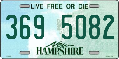 NH license plate 3695082